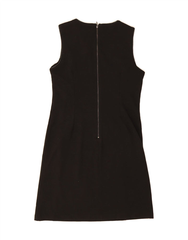 BCBGMAXAZRIA Womens Sleeveless Sheath Dress UK 14 Medium Black Polyester Vintage BCBGMAXAZRIA and Second-Hand BCBGMAXAZRIA from Messina Hembry 