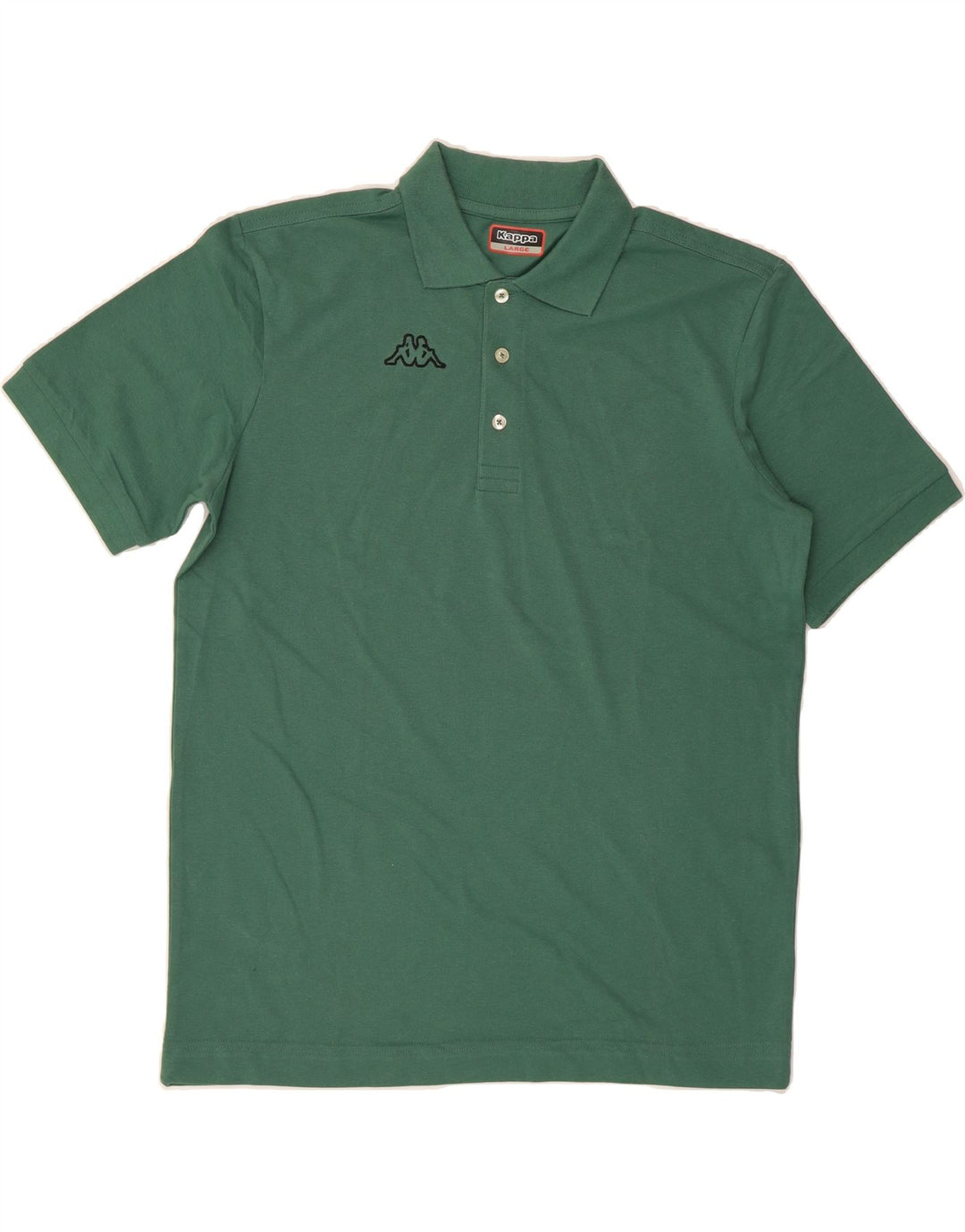 KAPPA Mens Polo Shirt Large Green Cotton Vintage Kappa and Second-Hand Kappa from Messina Hembry 