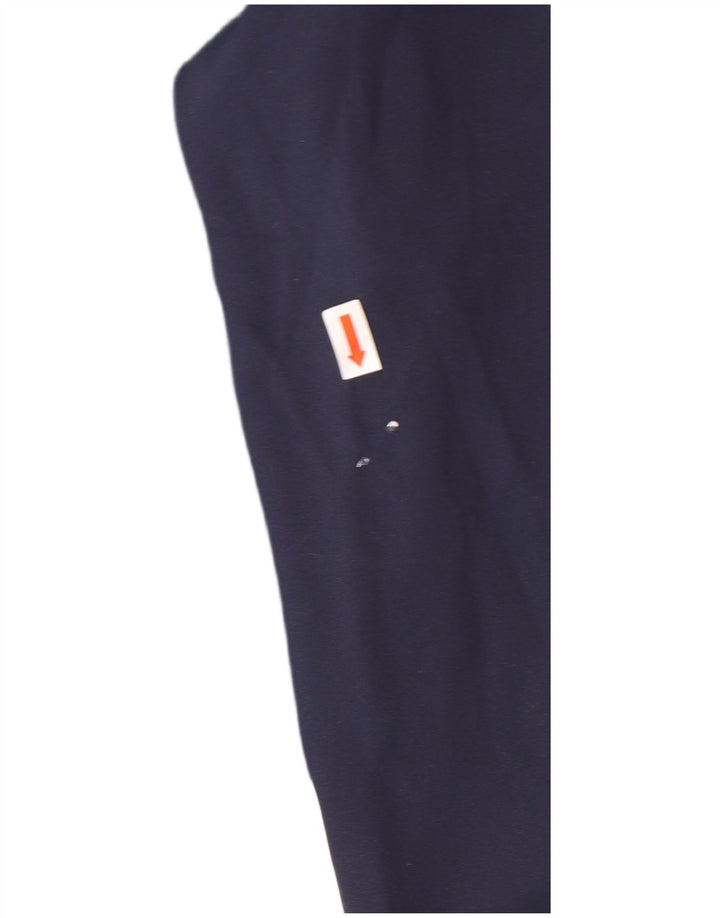 Nike Mens Dri Fit Tracksuit Trousers Small Navy Blue Polyester