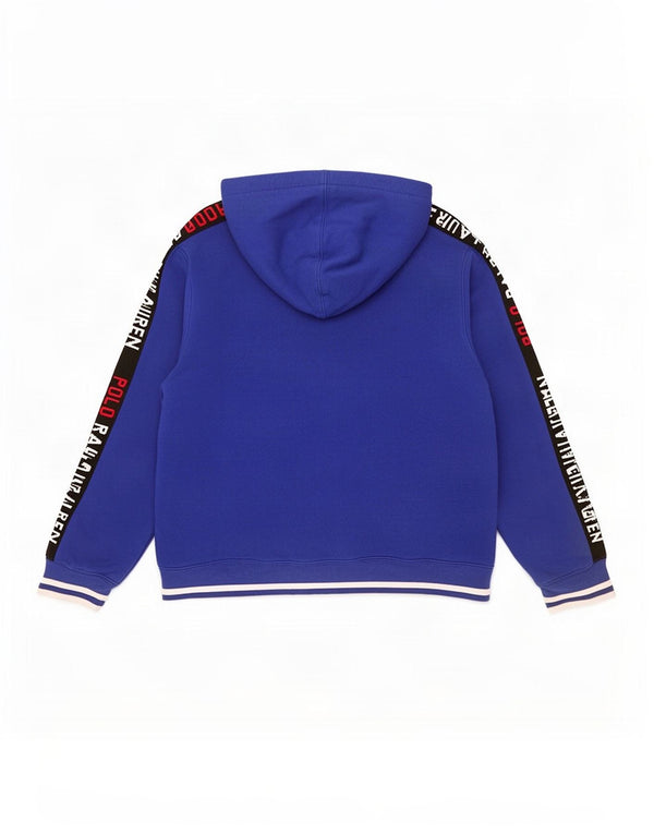 Polo Ralph Lauren Boys Zip Hoodie Sweater 14-15 Years Large Blue