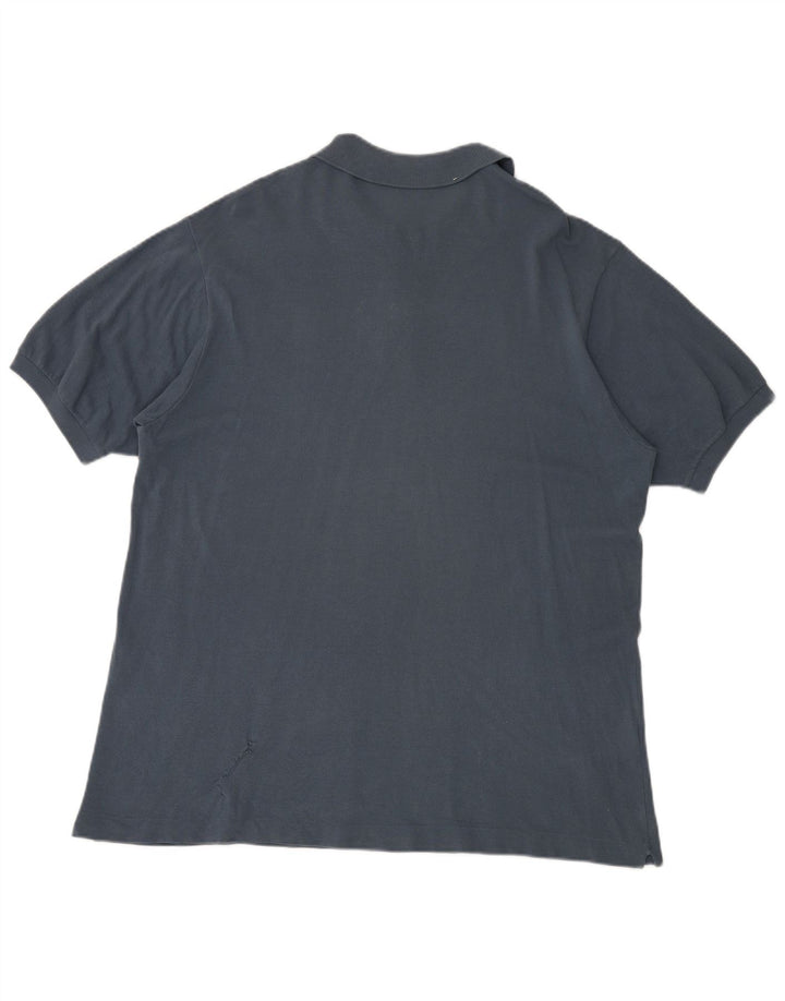 Lacoste Mens Polo Shirt Size 7 2XL Navy Blue Cotton