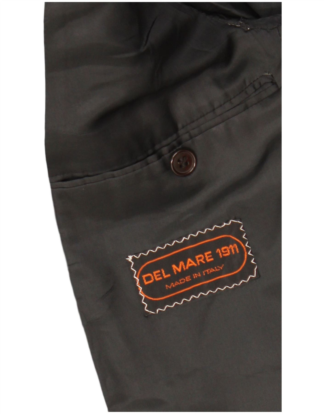 DEL MARE 1911 Mens 1 Button Blazer Jacket UK 38 Medium Black