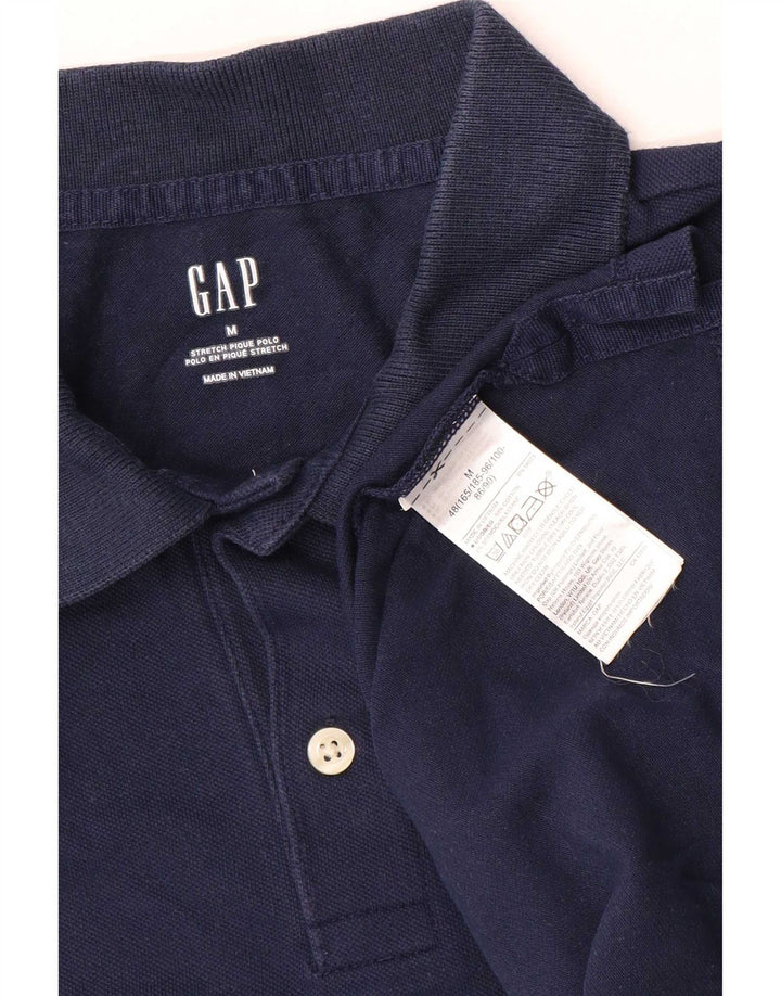 Gap Mens Polo Shirt Medium Navy Blue Cotton