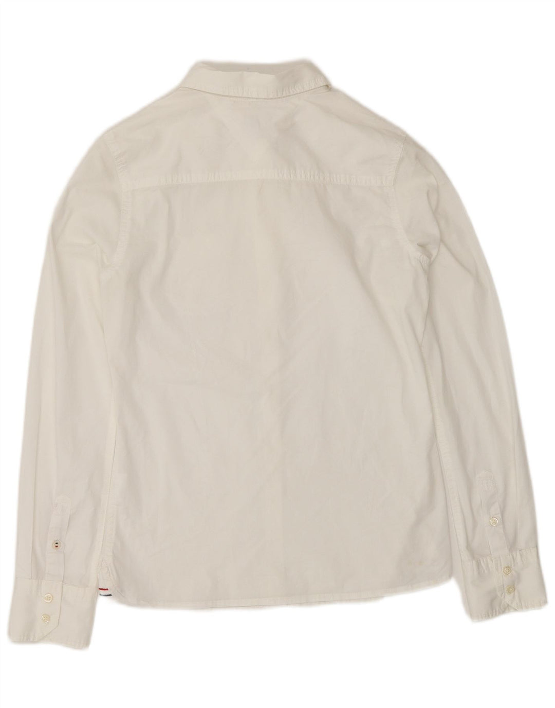 TOMMY HILFIGER Womens Shirt UK 10 Small White