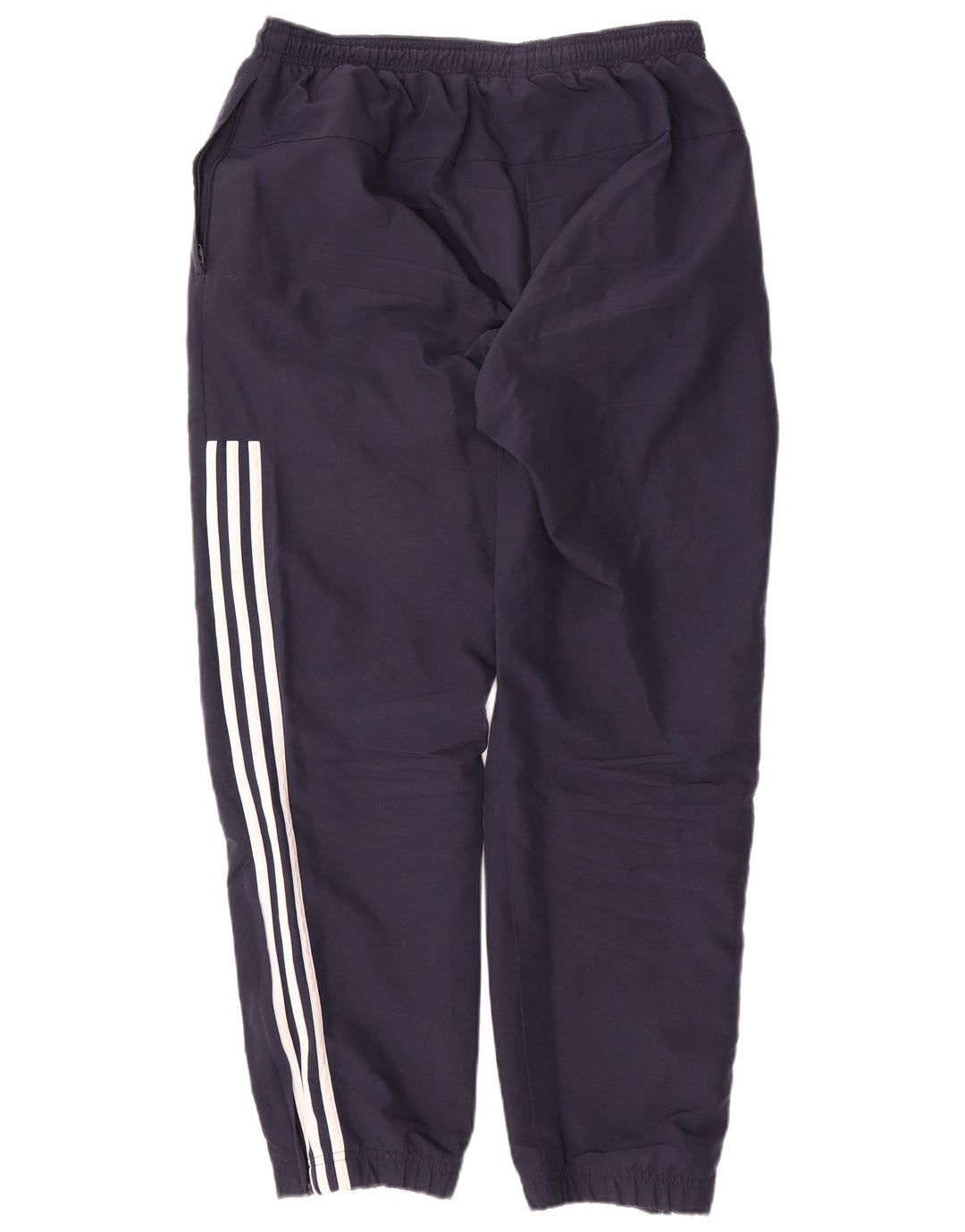 ADIDAS Mens Tracksuit Trousers Joggers Large  Navy Blue Polyester