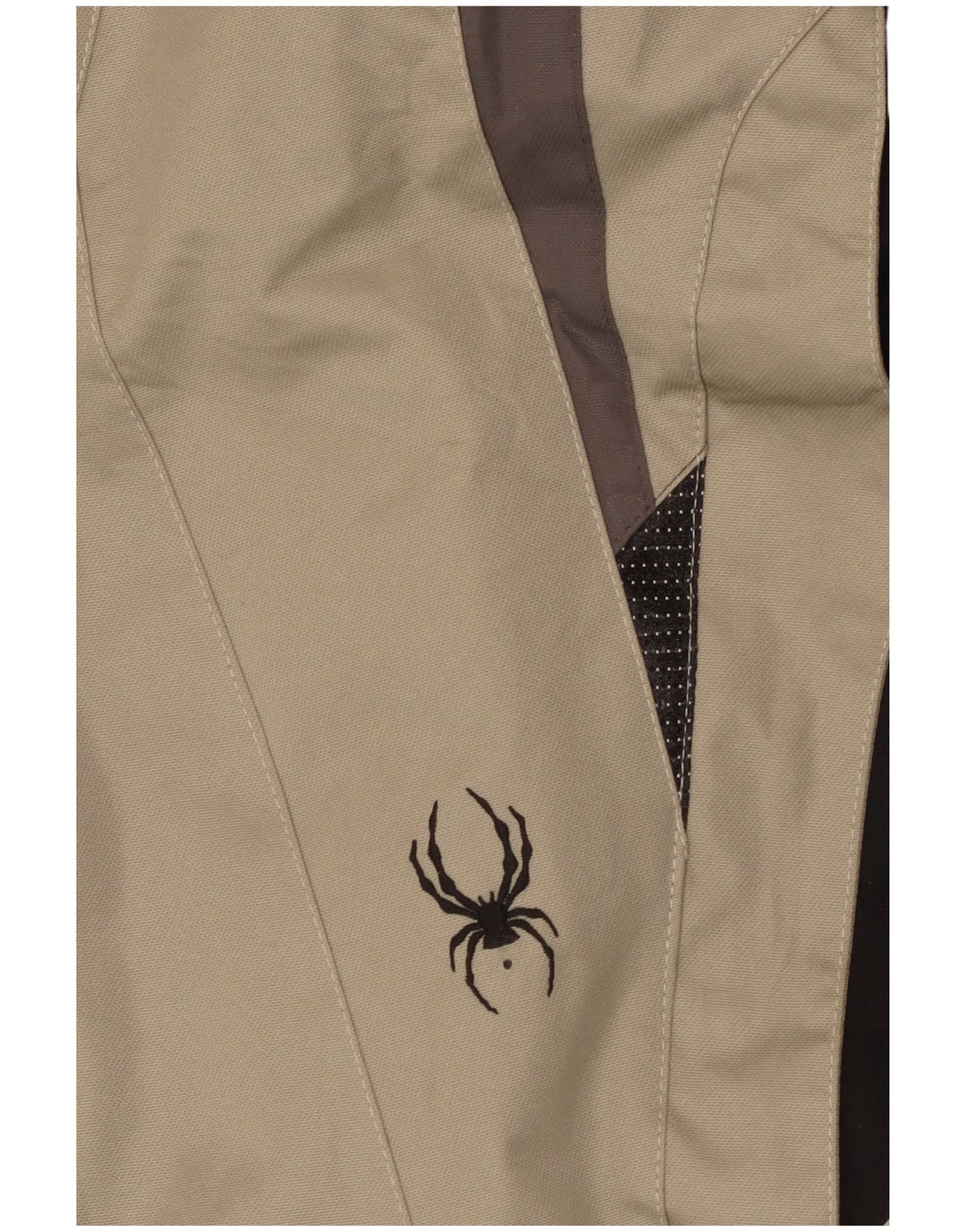 Spyder Mens Ski Jacket UK 40 Large Beige Colourblock
