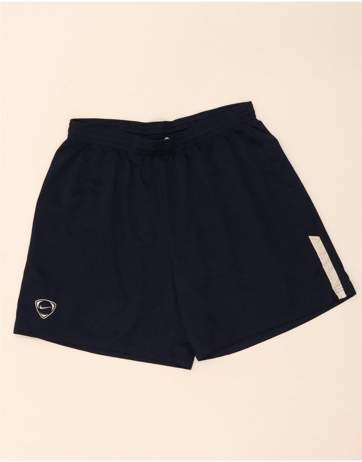 Nike Mens Sport Shorts XL  Navy Blue Colourblock Polyester