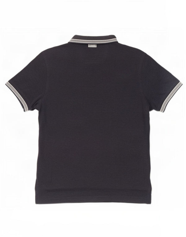 Hugo Boss Mens Regular Fit Polo Shirt Medium Navy Blue Cotton