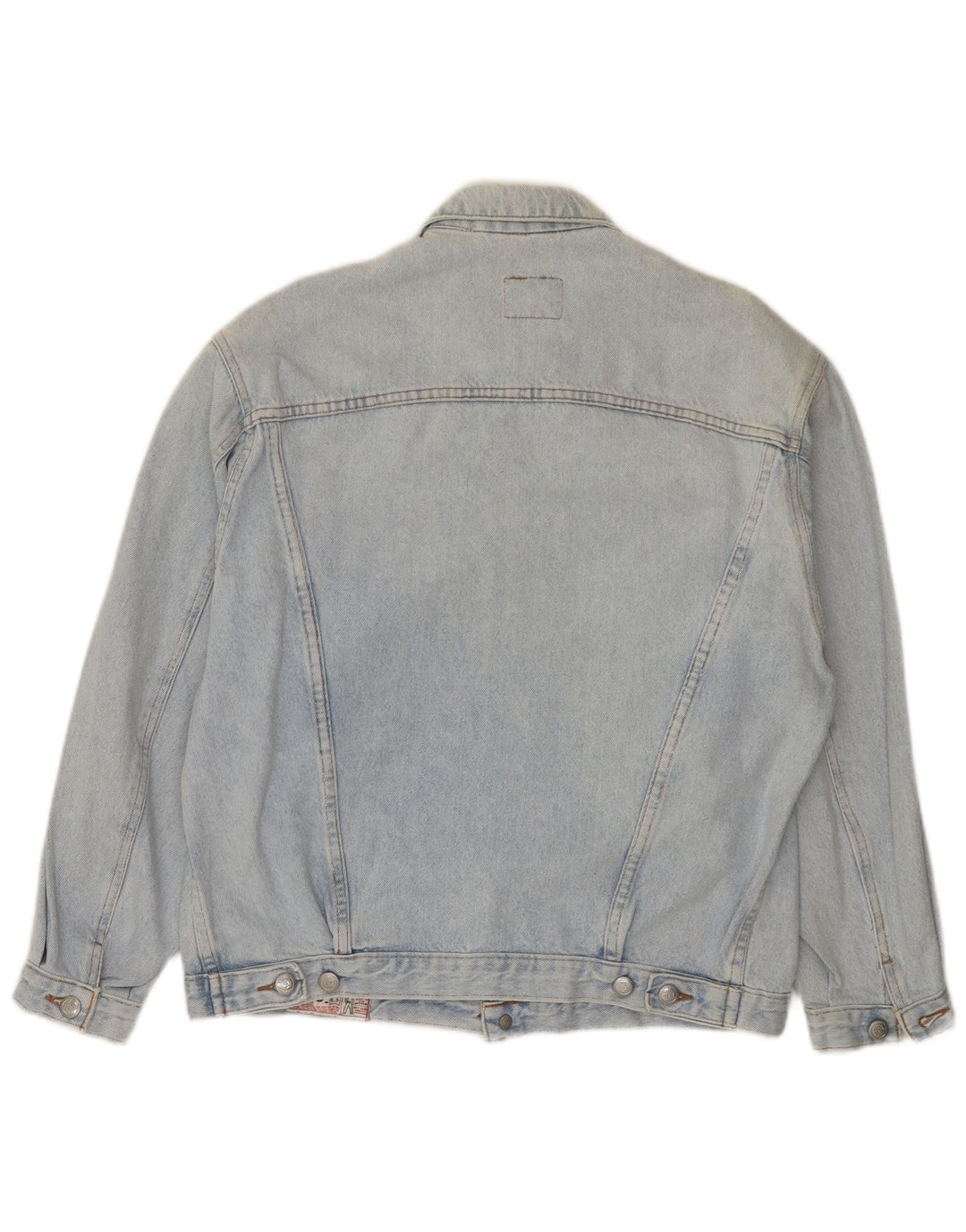 RIFLE Mens Denim Jacket UK 40 Large Blue Cotton