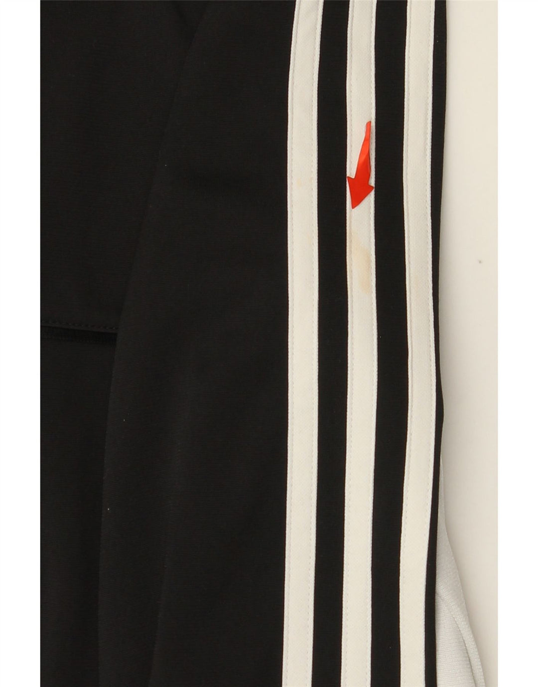 ADIDAS Boys Zip Hoodie Sweater 13-14 Years Black Colourblock Polyester