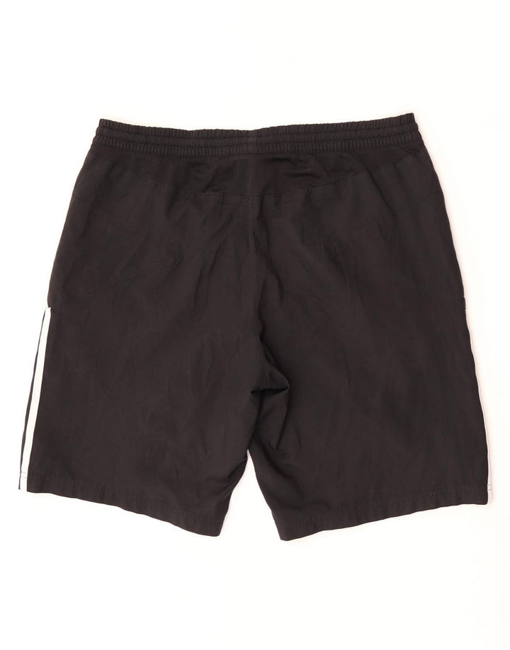 Adidas Mens Sport Shorts Large Black Colourblock Polyester