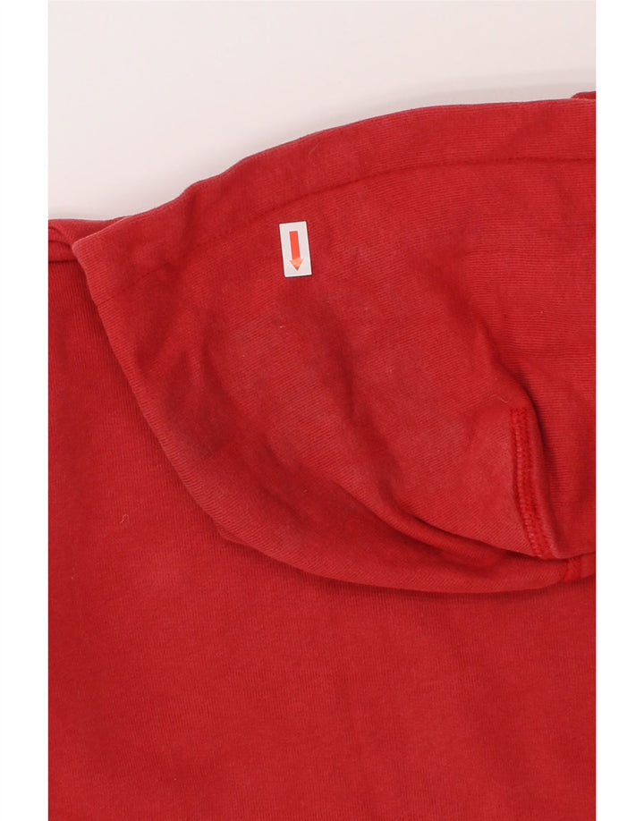 LEVI'S Boys Graphic Hoodie Jumper 7-8 Years Red Vintage Levi's and Second-Hand Levi's from Messina Hembry 