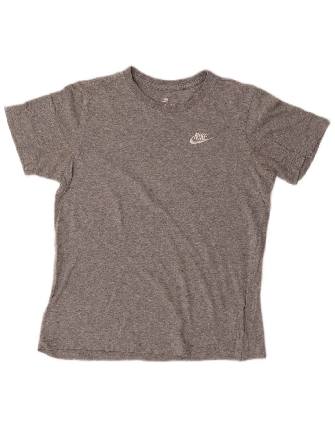 Nike Boys T-Shirt Top 12-13 Years Large Grey Flecked Cotton