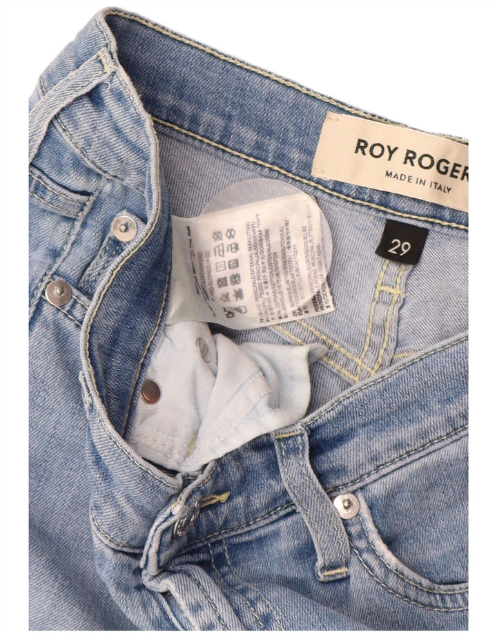 ROY ROGERS Womens Cropped Jeans W29 L25 Blue Cotton