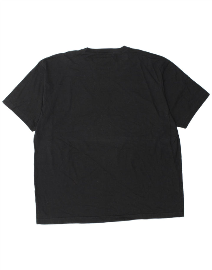 EDDIE BAUER Mens T-Shirt Top XL Black Cotton