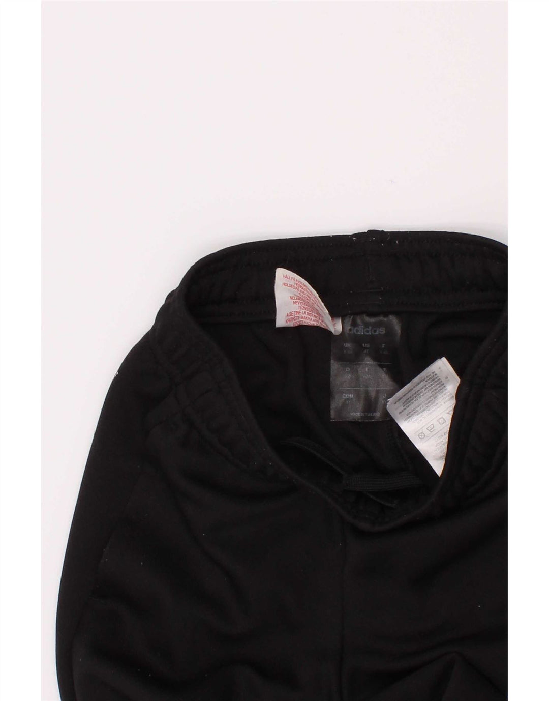 Adidas Boys Climalite Tracksuit Trousers 3-4 Years Black Polyester