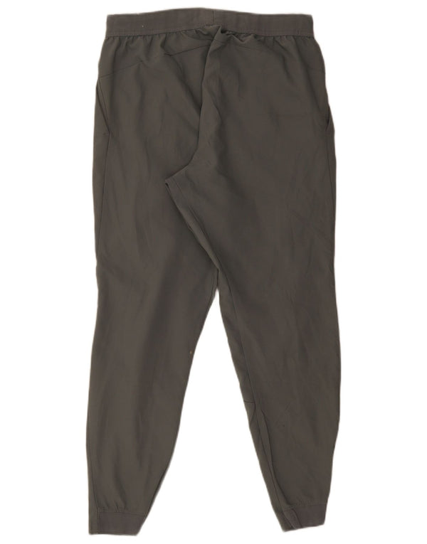 Nike Mens Dri Fit Tracksuit Trousers Medium Grey Polyester