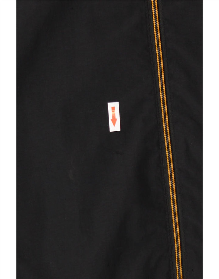 Timberland Mens Hooded Bomber Jacket UK 42 XL Black Nylon