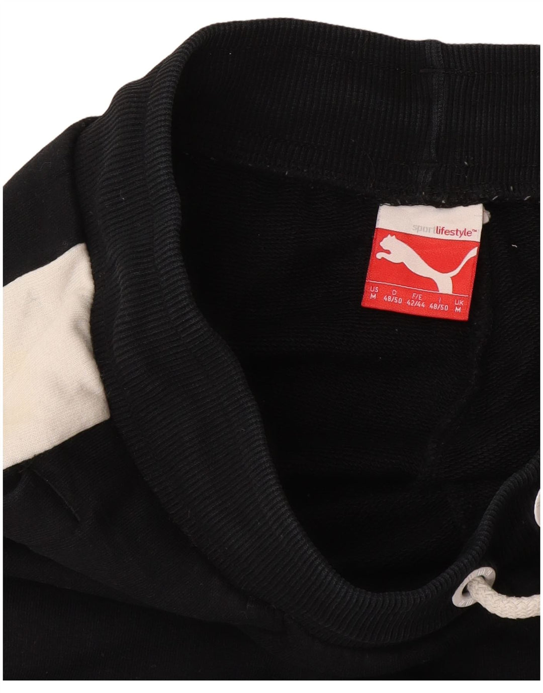 Puma Mens Tracksuit Trousers Joggers Medium Navy Blue Colourblock