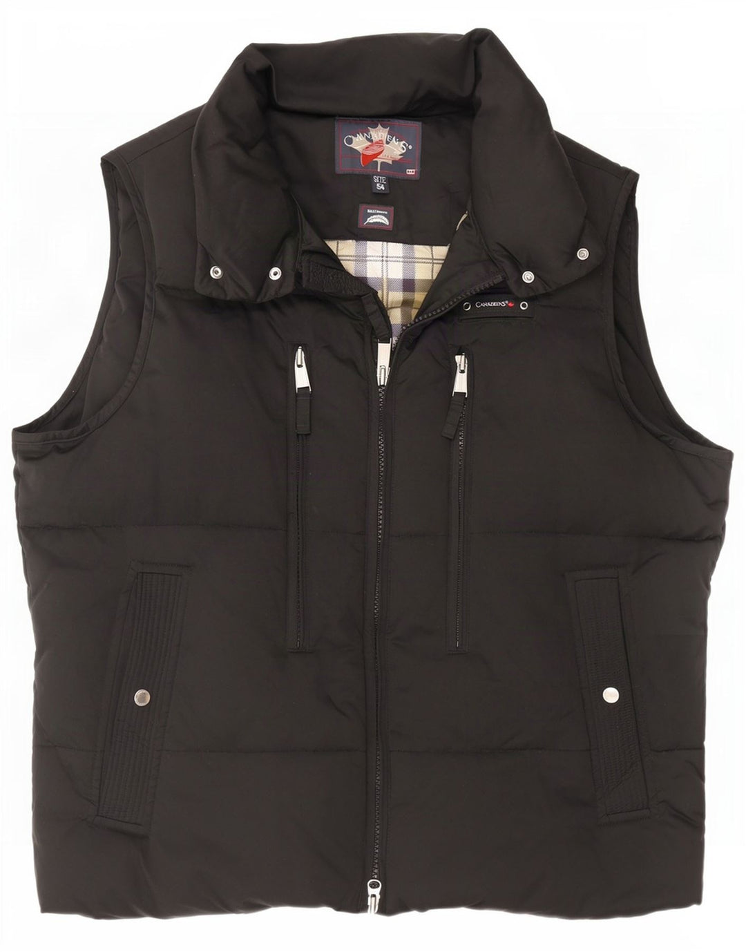 Canadiens Mens Padded Gilet IT 54 2XL Black