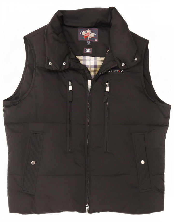 Canadiens Mens Padded Gilet IT 54 2XL Black