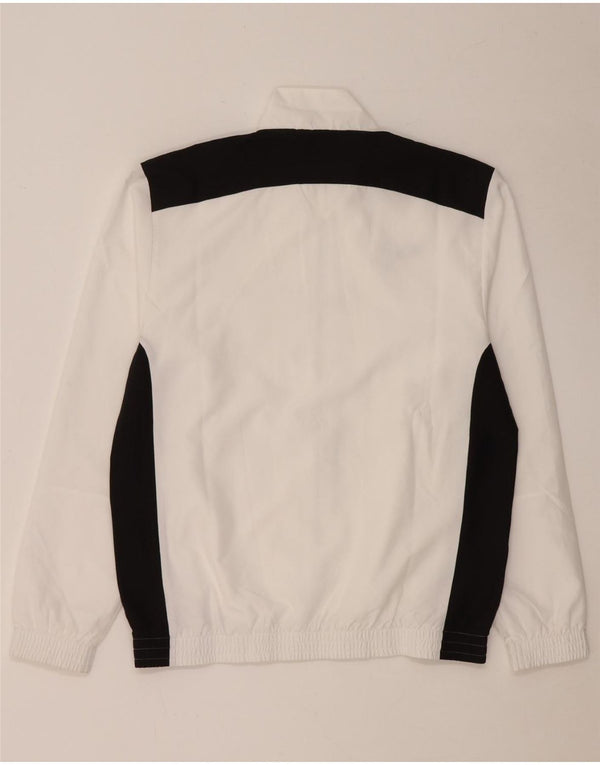 PUMA Boys Tracksuit Top Jacket 15-16 Years White Colourblock Polyester