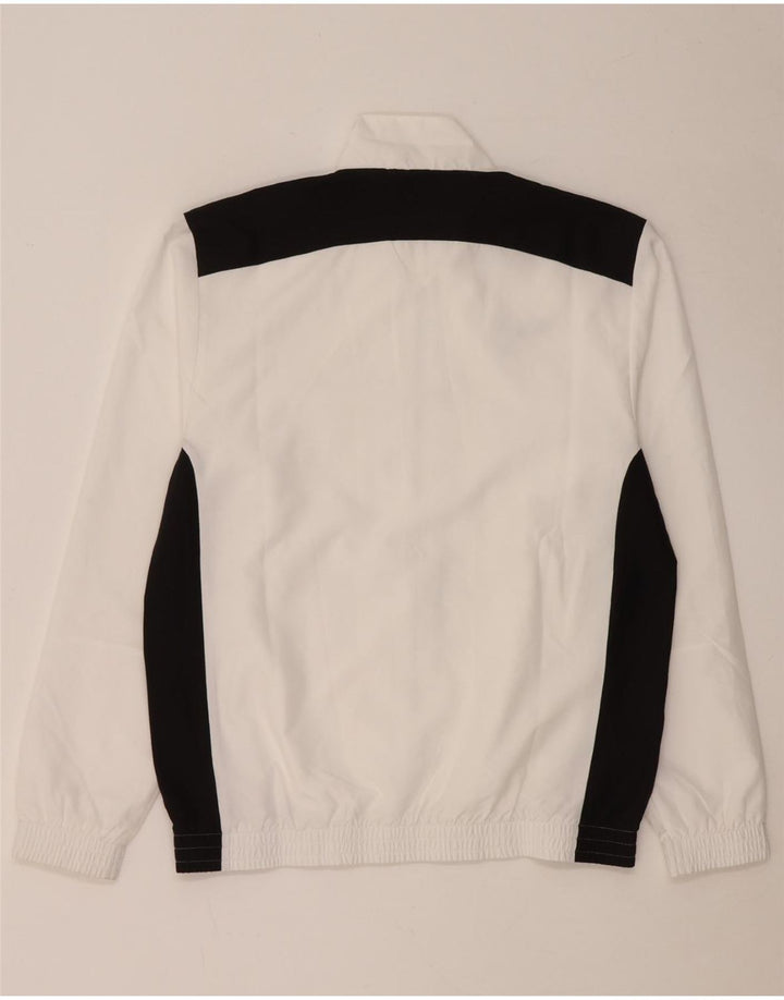 PUMA Boys Tracksuit Top Jacket 15-16 Years White Colourblock Polyester