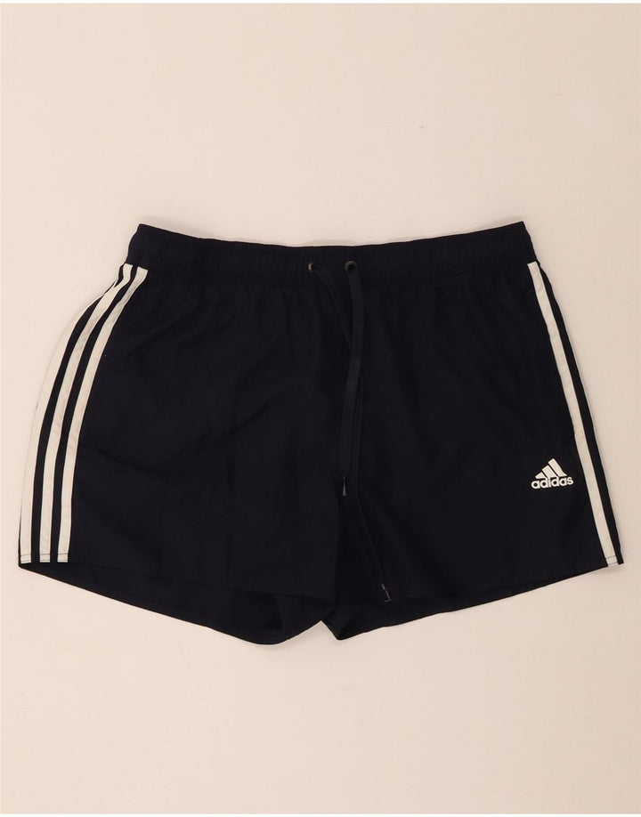 Adidas Mens Sport Shorts Large  Navy Blue Polyester