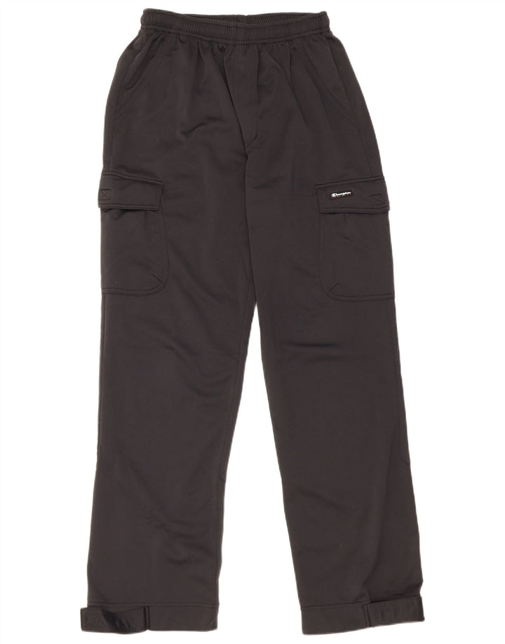 Champion Womens Tracksuit Trousers UK 12 Medium Black Polyester