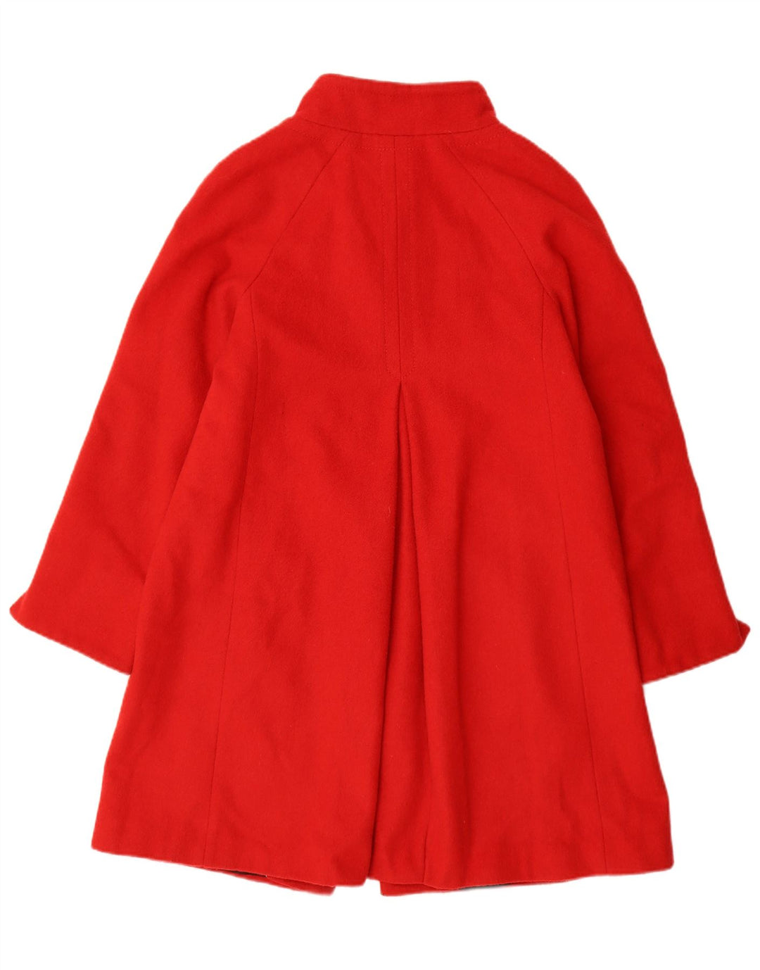 LAURA ASHLEY Womens Overcoat UK 10 Small  Red Wool