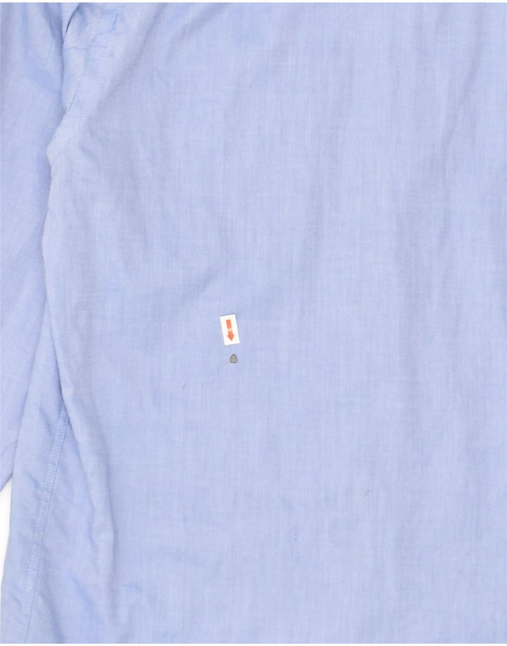 NAUTICA Mens Shirt Size 15 1/2 Medium Blue Cotton | Vintage Nautica | Thrift | Second-Hand Nautica | Used Clothing | Messina Hembry 