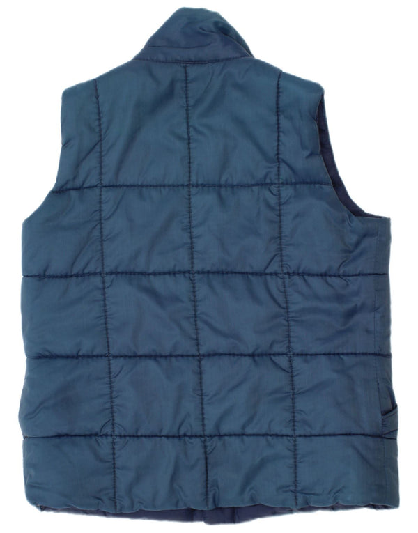 Puffa Boys Padded Gilet 7-8 Years Large Blue Nylon