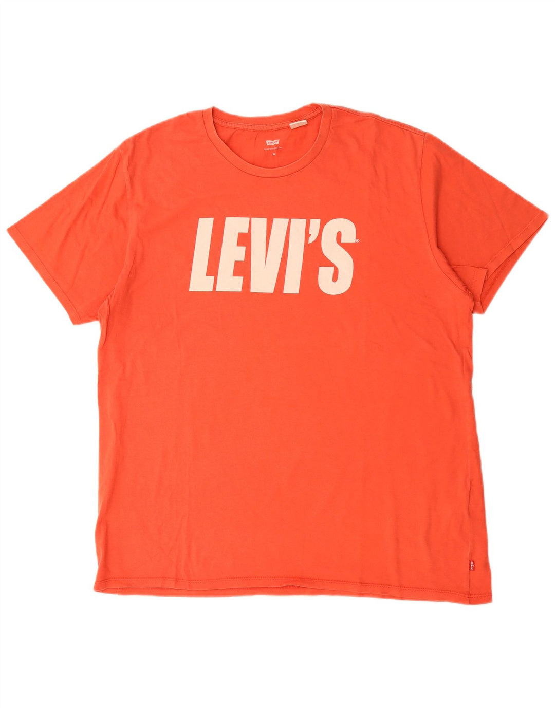 LEVI'S Mens Graphic T-Shirt Top XL Red Cotton