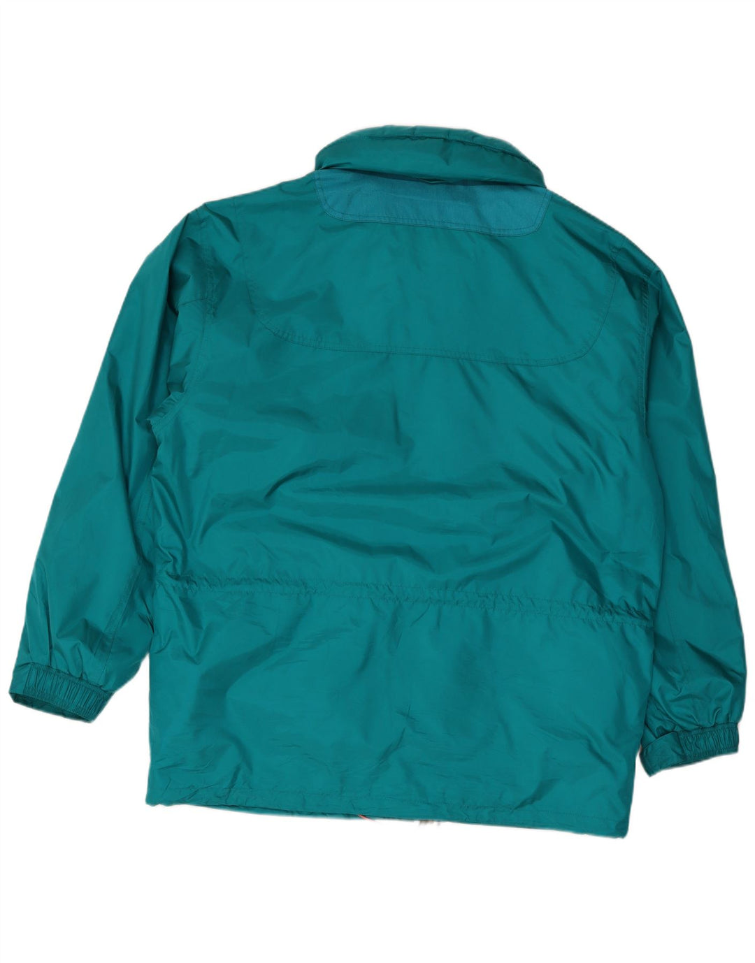 DUBIN Mens Hooded Windbreaker Jacket IT 54 2XL Green Polyester