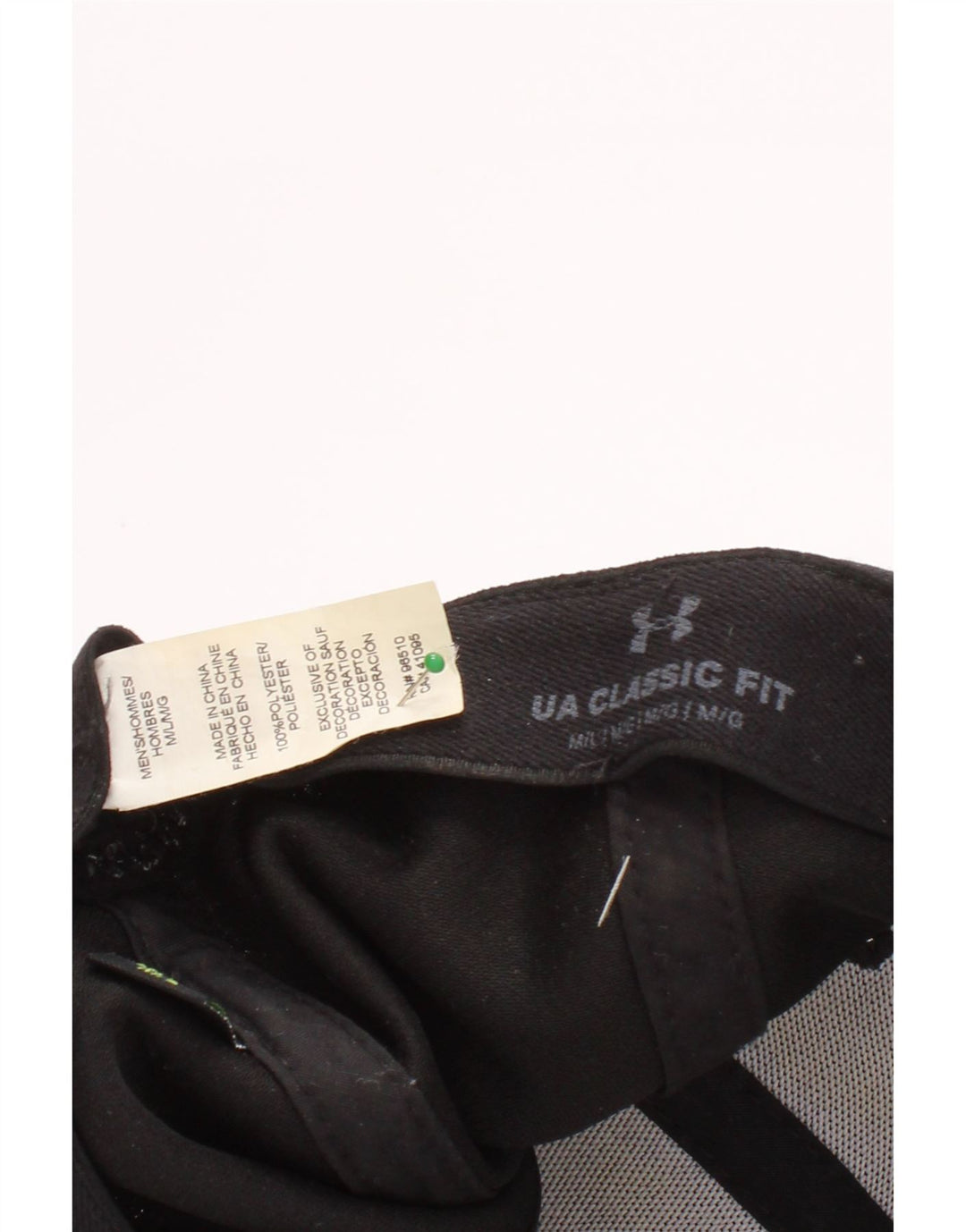 Under Armour Mens Graphic Baseball Cap Medium/Large Black Polyester Sports