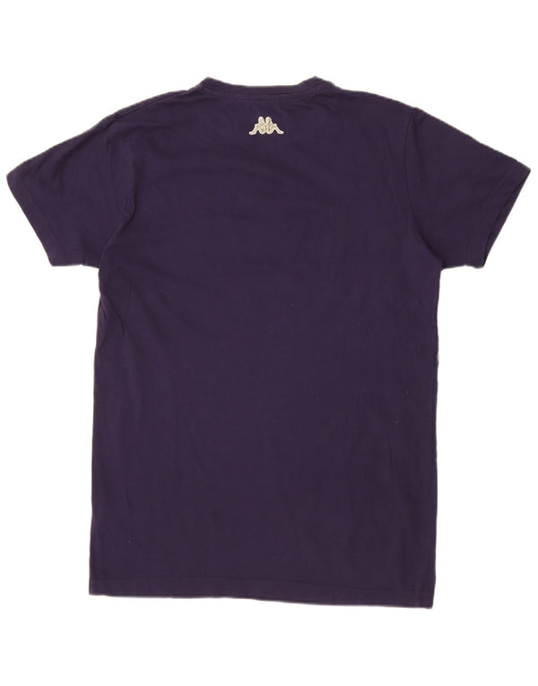 Kappa Mens Graphic T-Shirt Top Large Navy Blue Floral Cotton