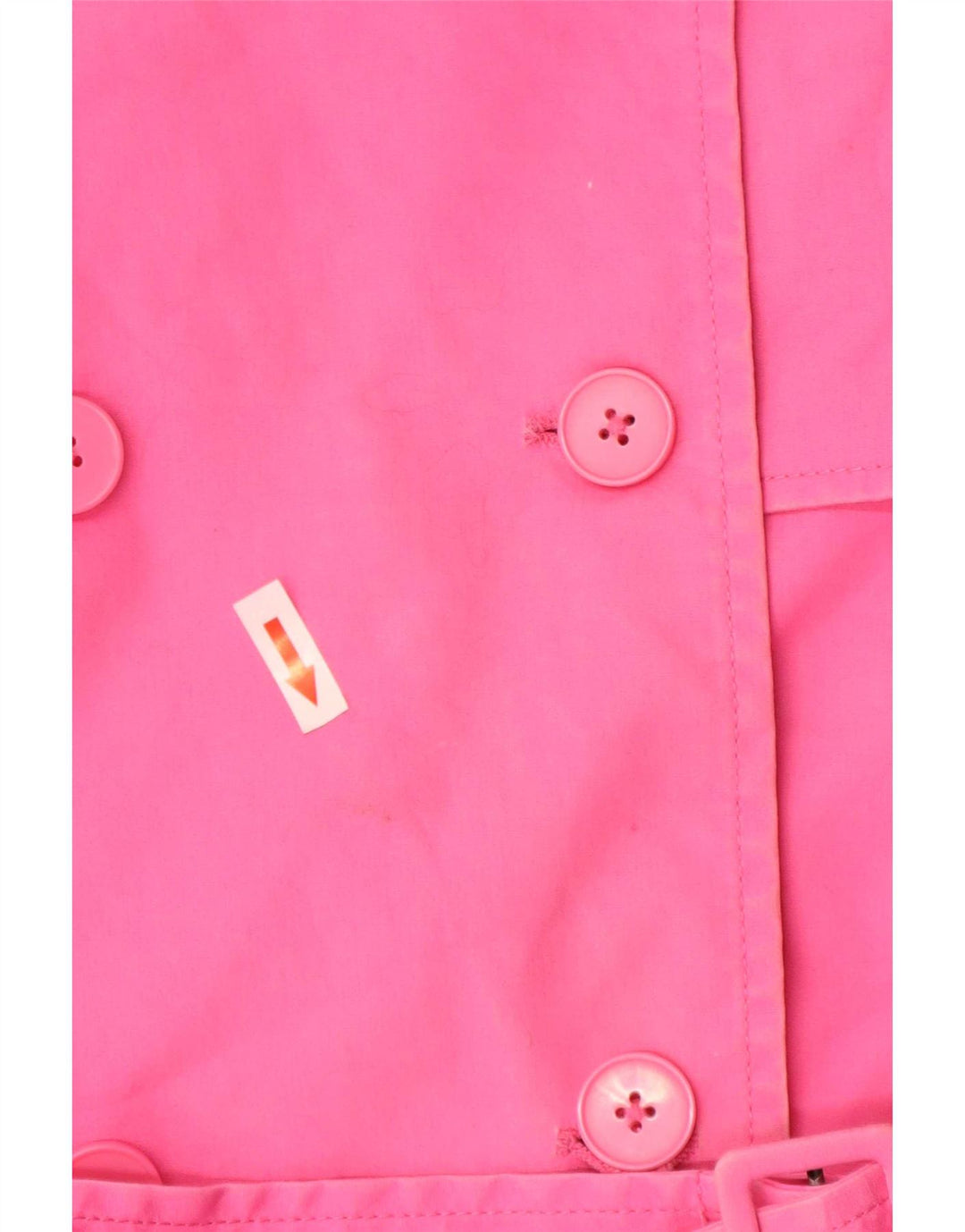 Jack Wills Womens Trench Coat UK 12 Medium Pink Cotton