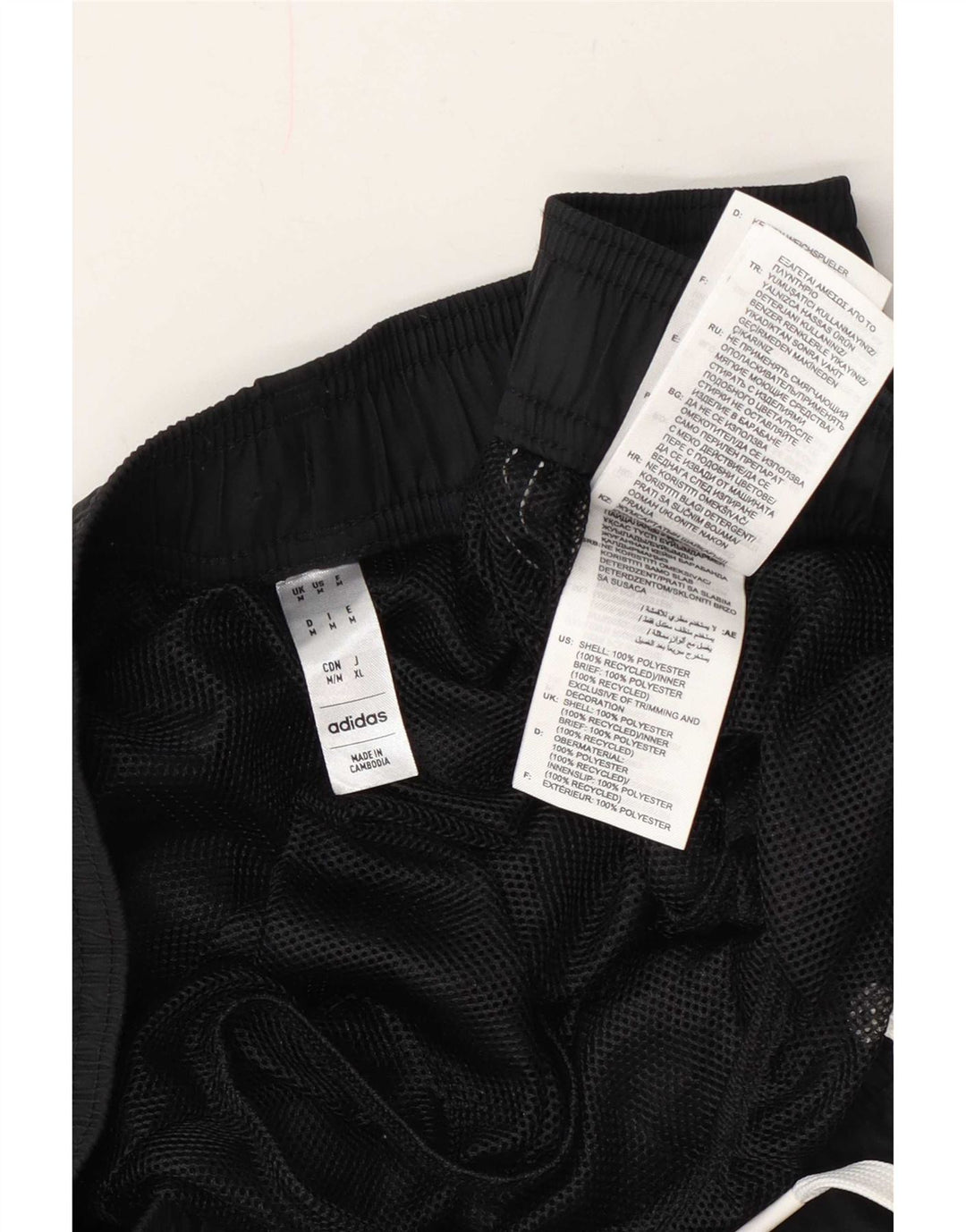 Adidas Mens Sport Shorts Medium Black Polyester