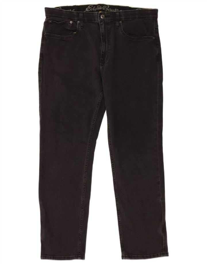 Eddie Bauer Mens Straight Jeans W38 L30 Black