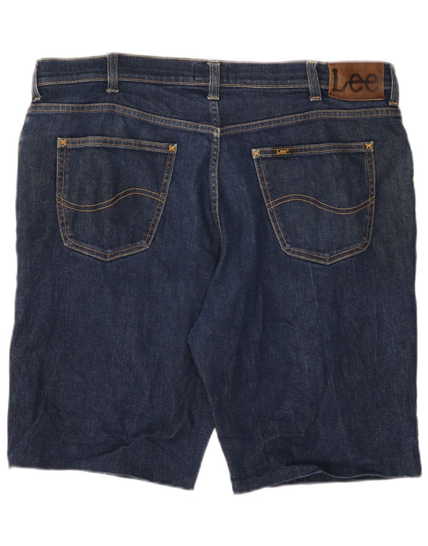 LEE Mens Brooklyn Denim Shorts W40 XL Navy Blue Cotton