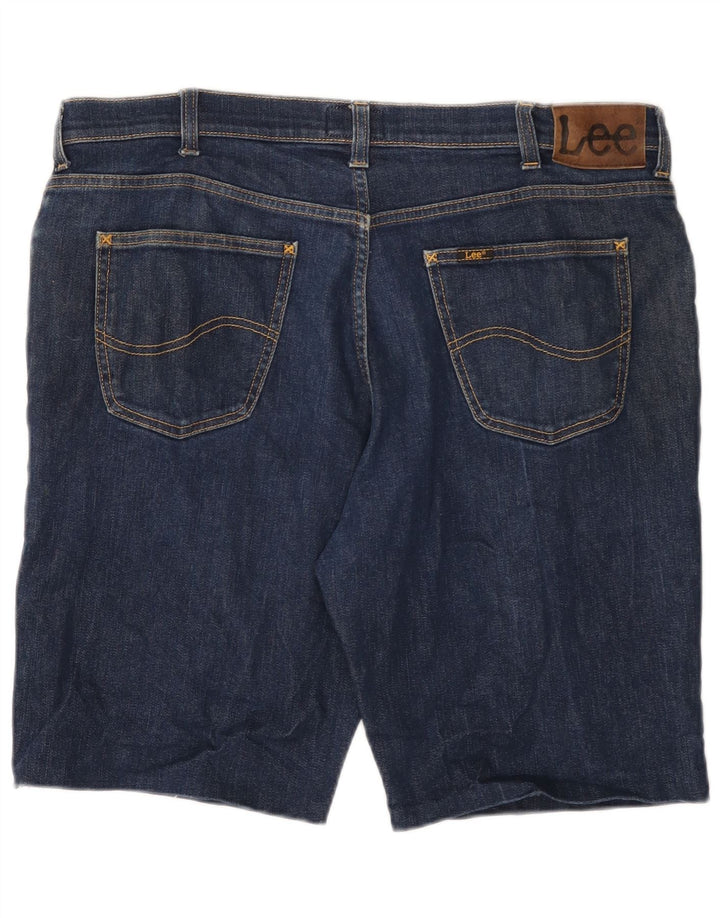 LEE Mens Brooklyn Denim Shorts W40 XL Navy Blue Cotton