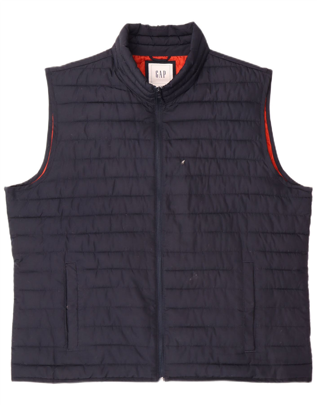GAP Mens Padded Gilet UK 44 2XL Navy Blue Polyester