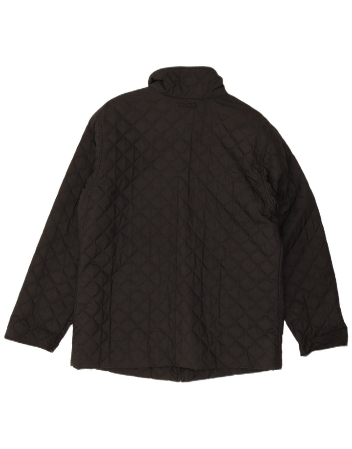 Ellesse Womens Quilted Jacket UK 14 Large Black