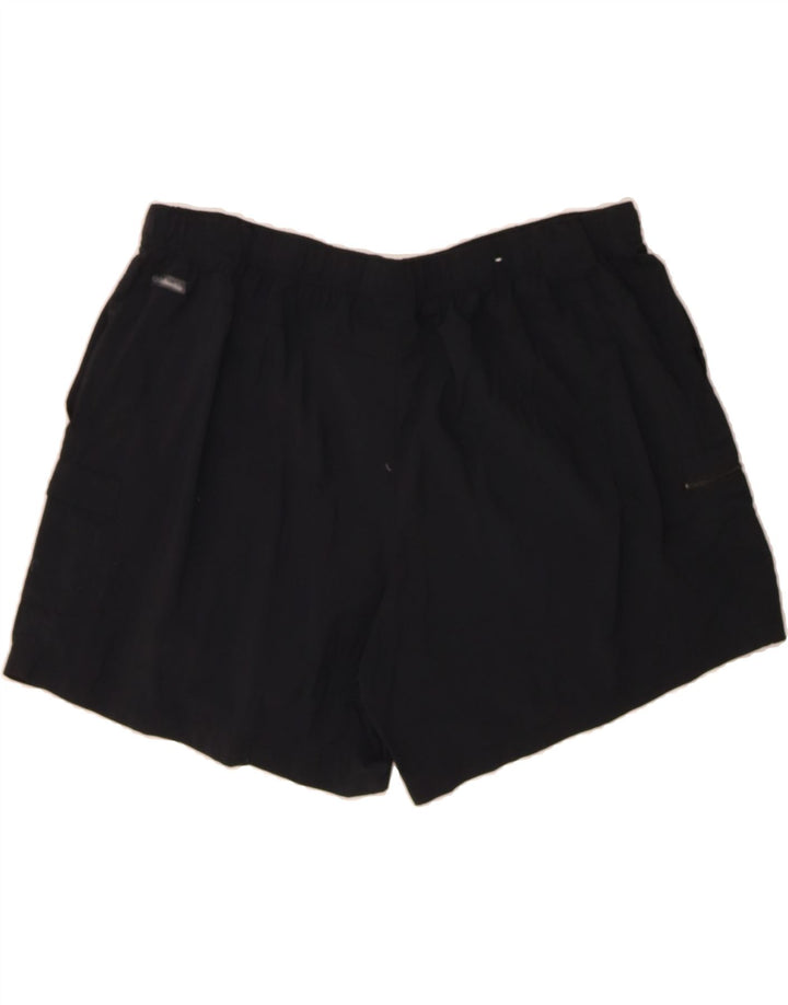 COLUMBIA Womens Cargo Shorts XL W34  Black Nylon Vintage Columbia and Second-Hand Columbia from Messina Hembry 