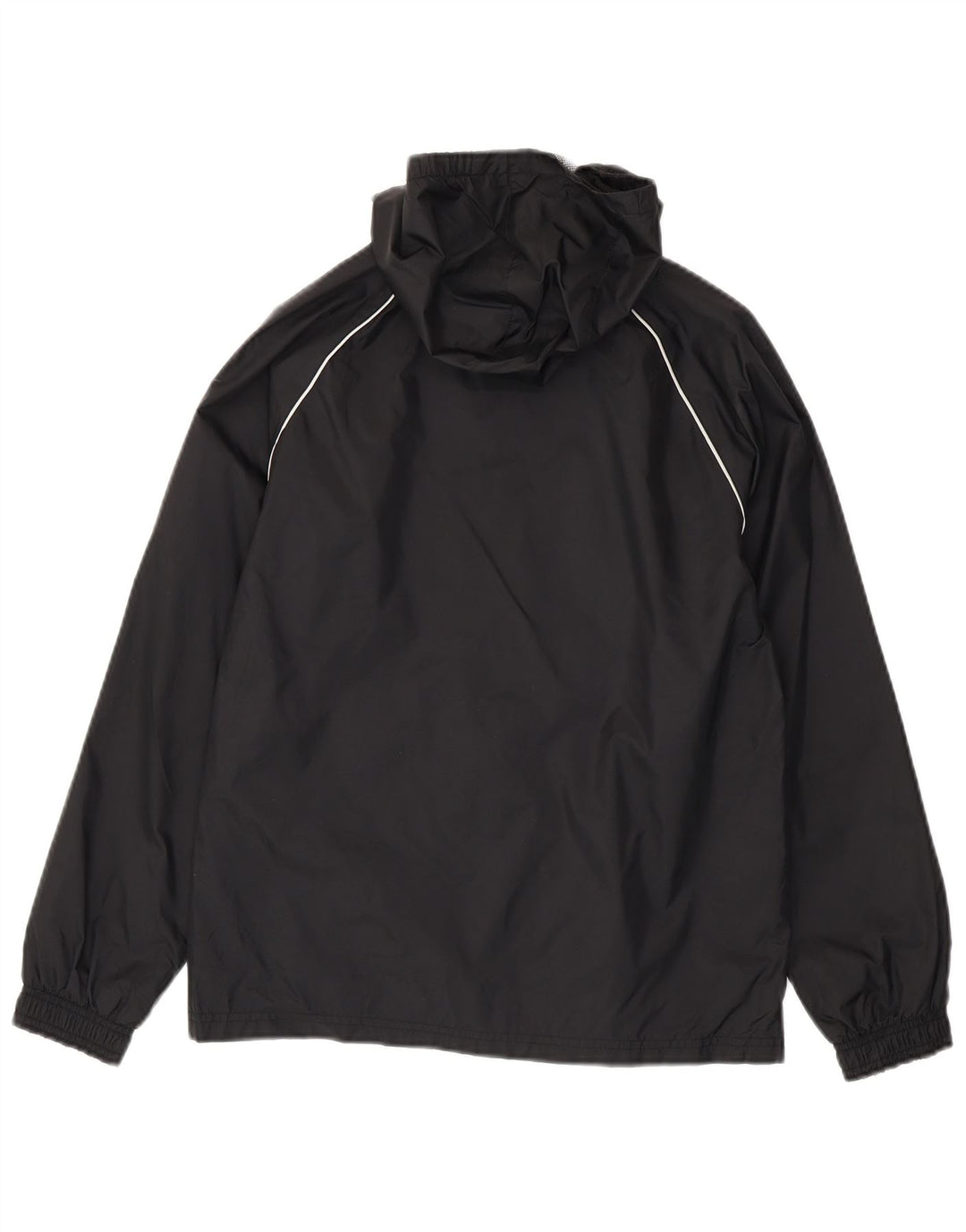 Adidas Boys Hooded Rain Jacket 11-12 Years Black