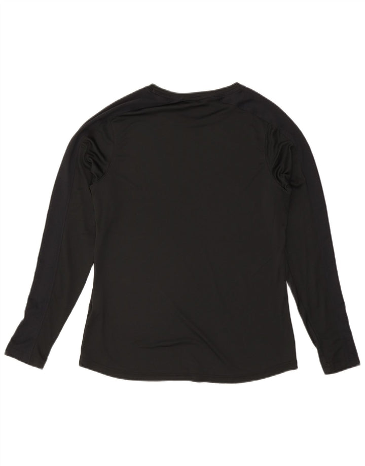 Under Armour Mens Top Long Sleeve Large Black Polyester