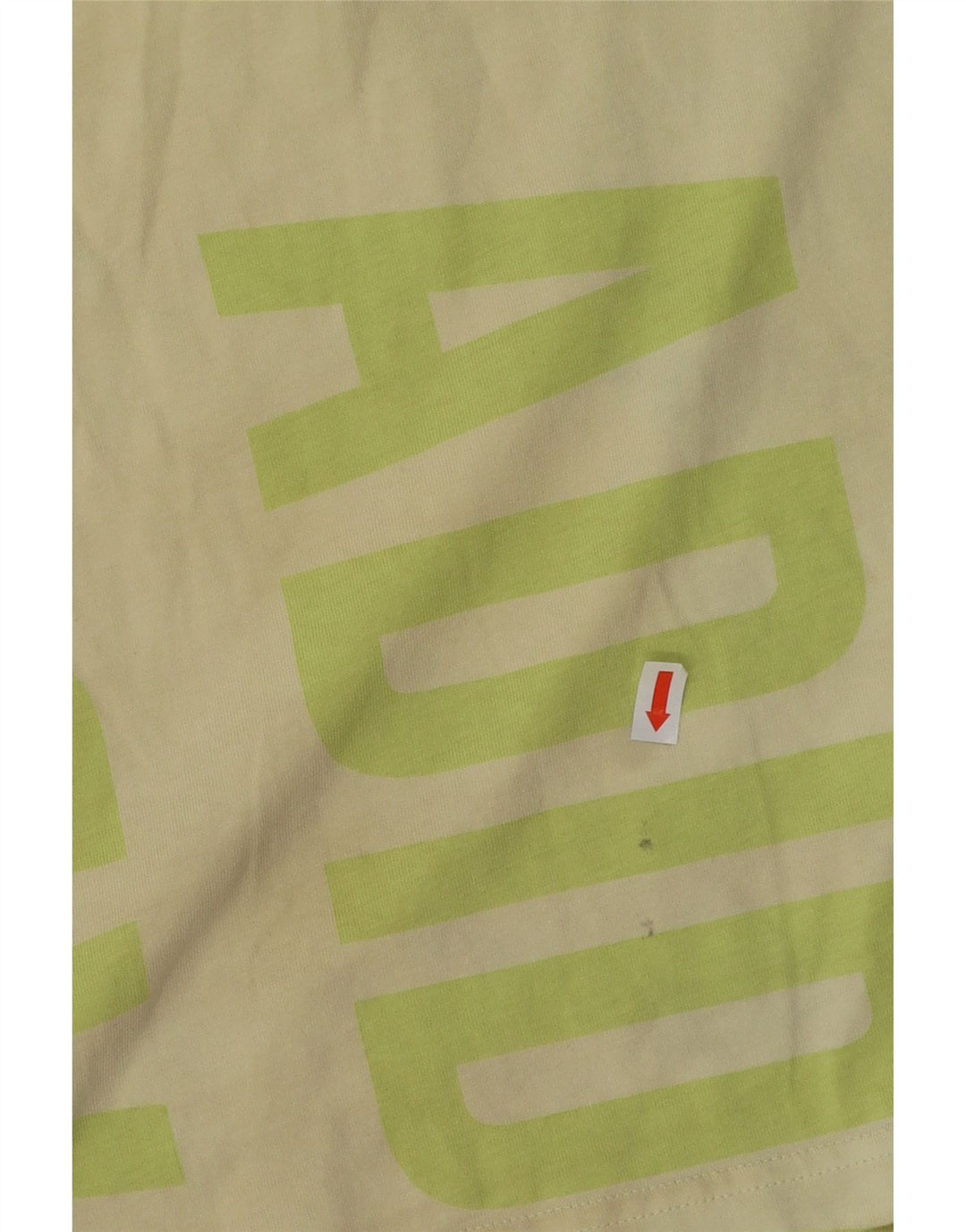 ADIDAS Womens Graphic T-Shirt Dress UK 12/14 Medium Green Cotton