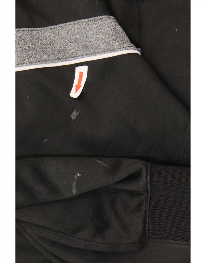 Champion Mens Tracksuit Top Jacket XL Black Colourblock Polyester
