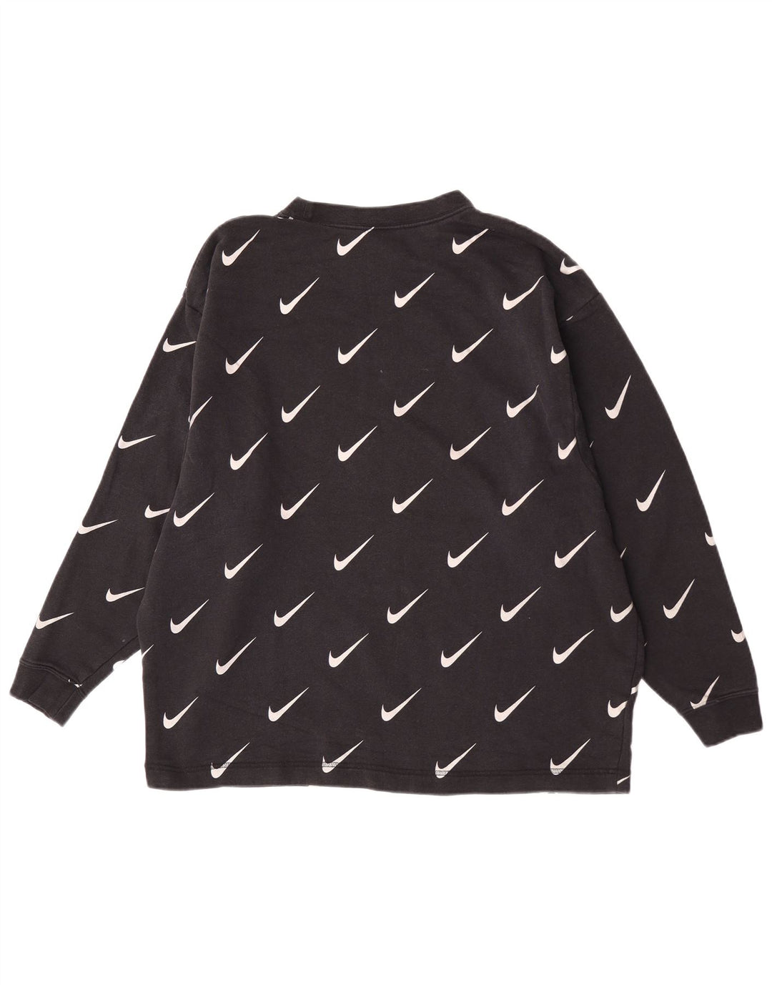 Nike Mens Graphic Sweatshirt Jumper Large Black Logo