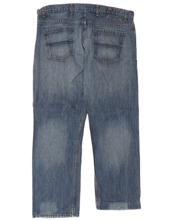 Marks & Spencer Mens Blue Harbour Straight Jeans W38 L27 Blue Cotton